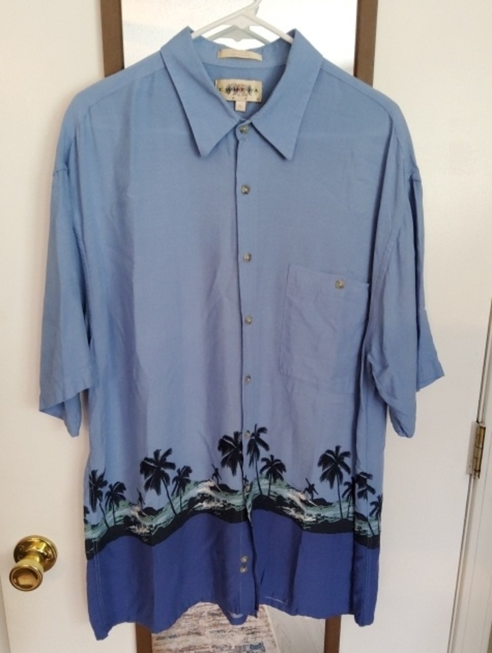 VINTAGE Campia Moda Men's Hawaiian Shirt XL EXTRA LARGE